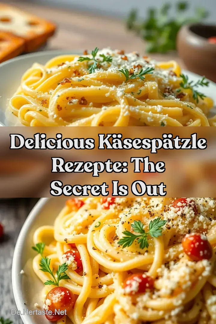 Delicious K&auml;sesp&auml;tzle Rezepte: The Secret is Out