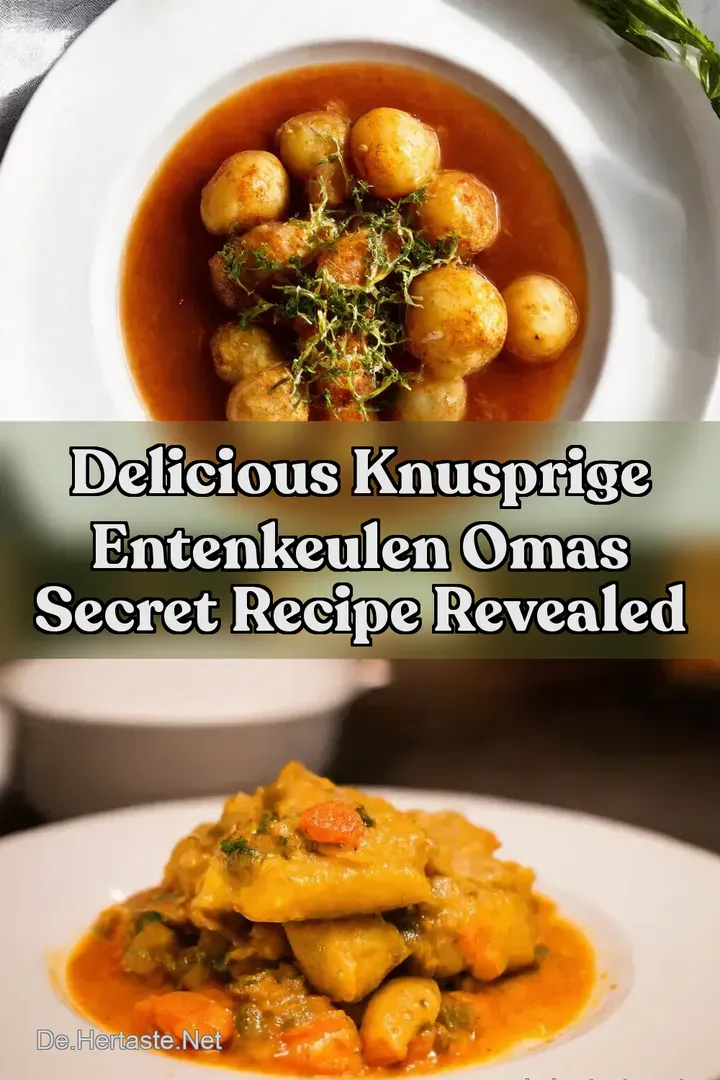 Delicious Knusprige Entenkeulen Omas Secret Recipe Revealed