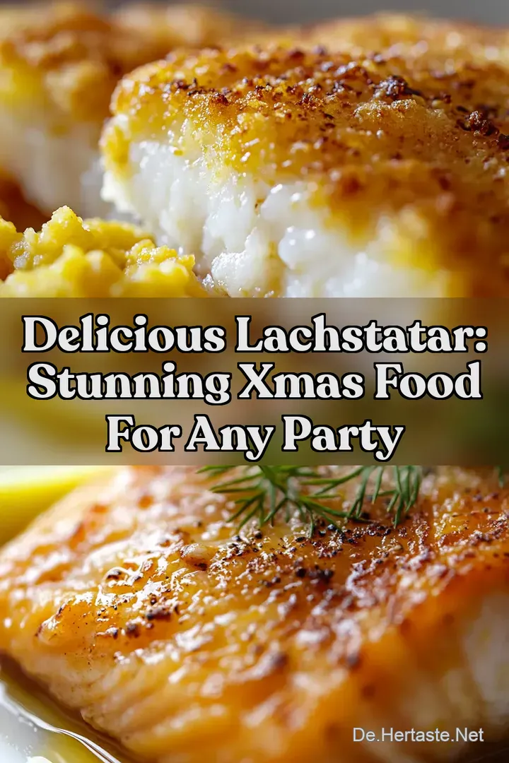 Delicious Lachstatar: Stunning Xmas Food for Any Party