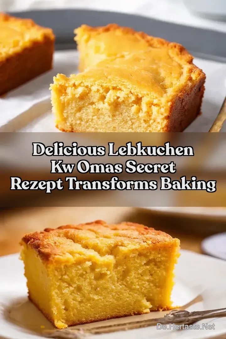 Delicious Lebkuchen kw Omas Secret Rezept Transforms Baking