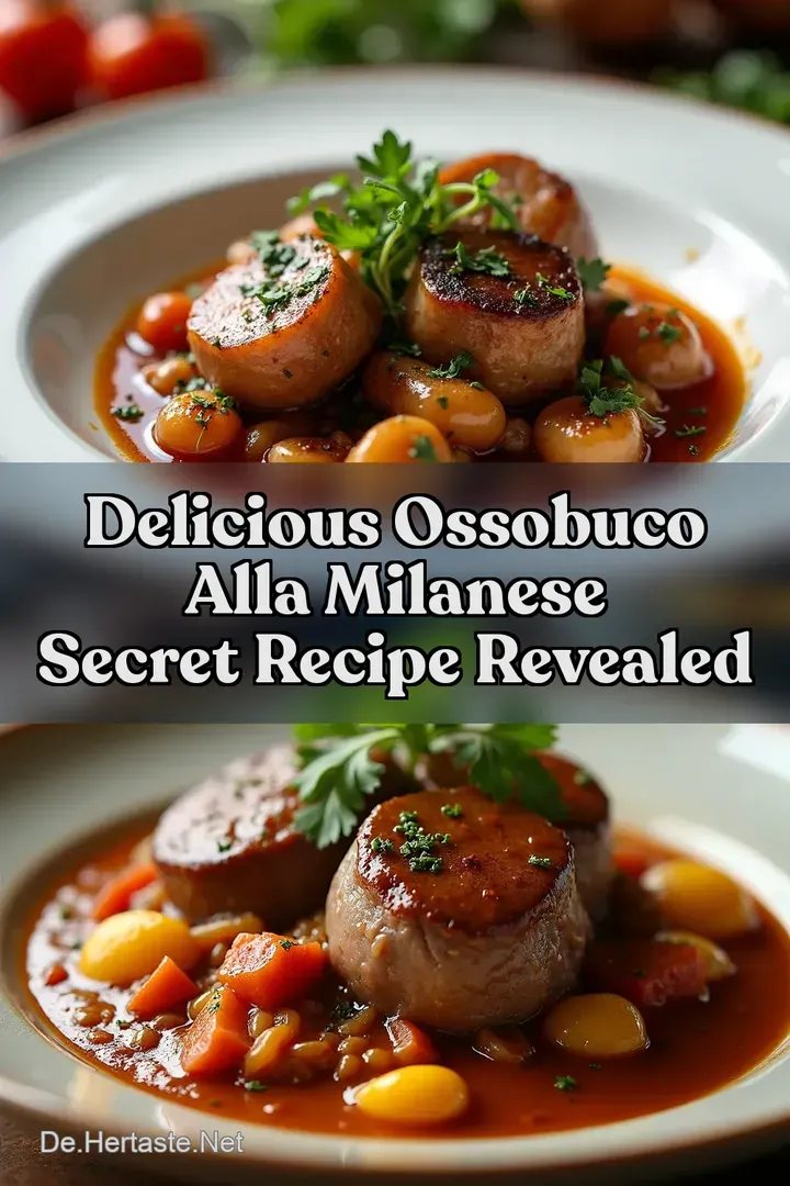 Delicious Ossobuco Alla Milanese Secret Recipe Revealed