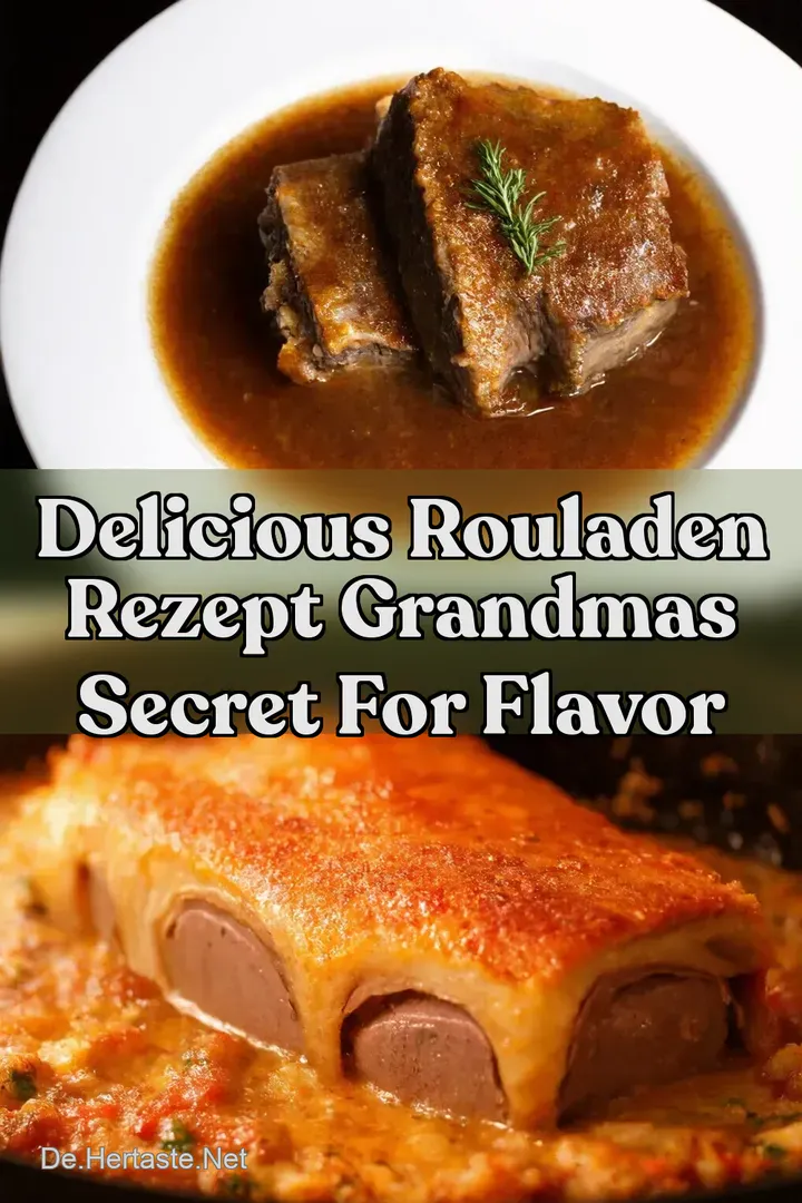 Delicious Rouladen Rezept Grandmas Secret for Flavor