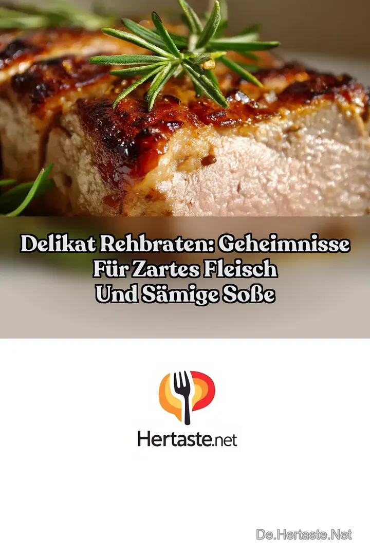 Delikat Rehbraten: Geheimnisse f&uuml;r Zartes Fleisch und S&auml;mige So&szlig;e