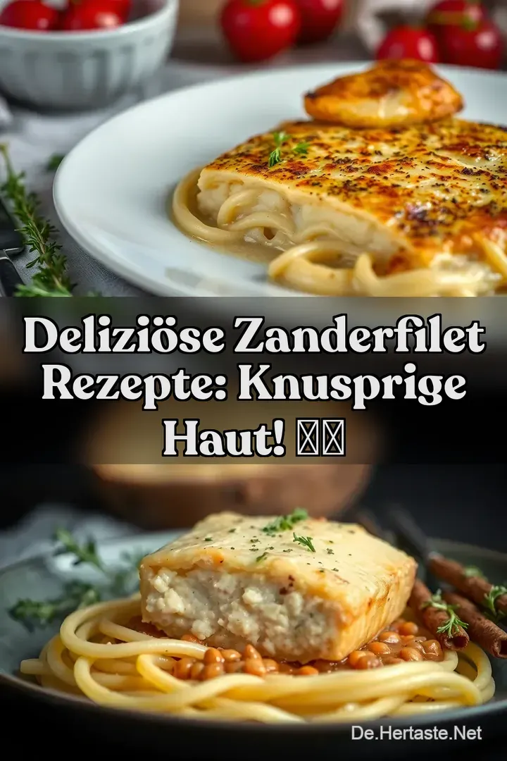 Delizi&ouml;se Zanderfilet Rezepte: Knusprige Haut! ✨🤤