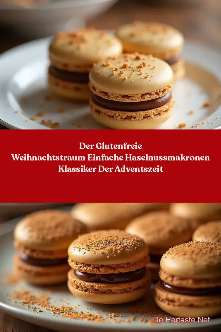 Der Glutenfreie Weihnachtstraum Einfache Haselnussmakronen Klassiker der Adventszeit