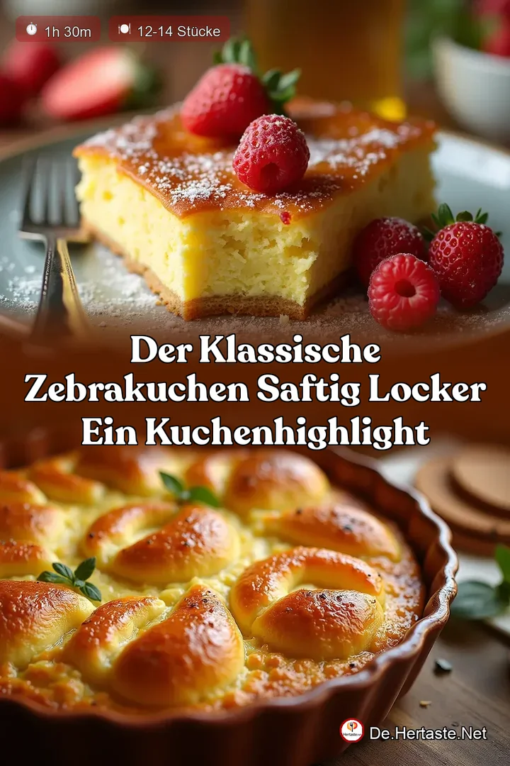 Der Klassische Zebrakuchen Saftig Locker Ein KuchenHighlight