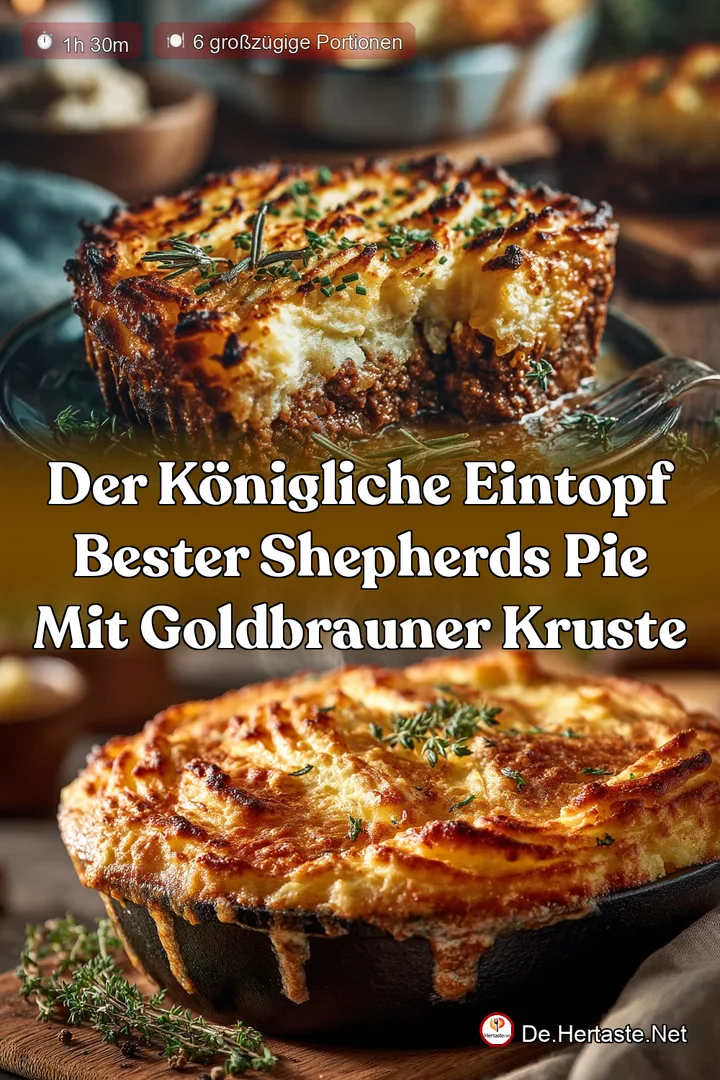 Der K&ouml;nigliche Eintopf Bester Shepherds Pie mit goldbrauner Kruste