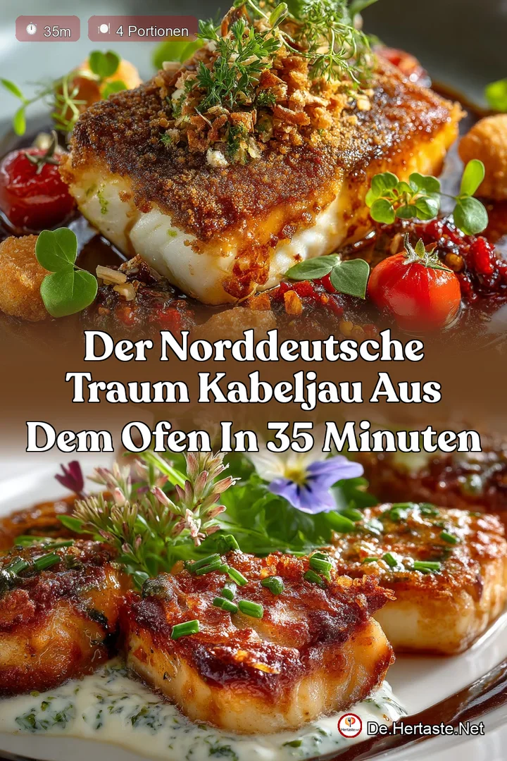 Der norddeutsche Traum Kabeljau aus dem Ofen in 35 Minuten