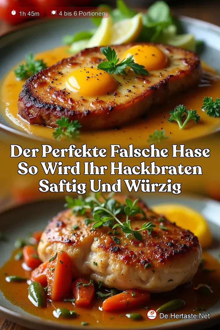 Der Perfekte Falsche Hase So wird Ihr Hackbraten saftig und w&uuml;rzig