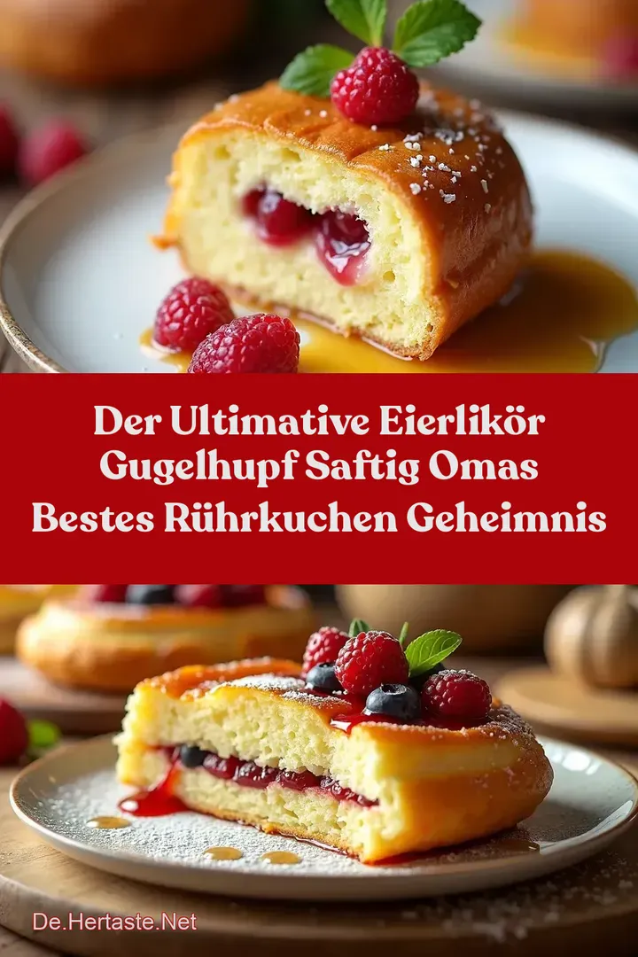Der Ultimative Eierlik&ouml;r Gugelhupf Saftig Omas Bestes R&uuml;hrkuchen Geheimnis