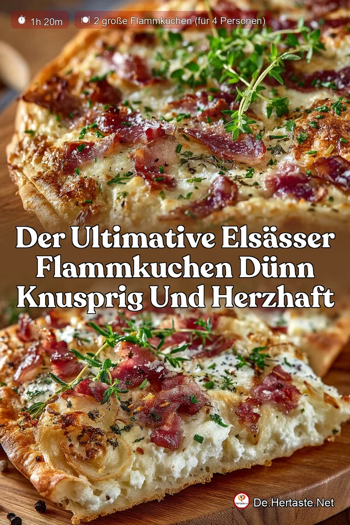 Der Ultimative Els&auml;sser Flammkuchen D&uuml;nn Knusprig und Herzhaft