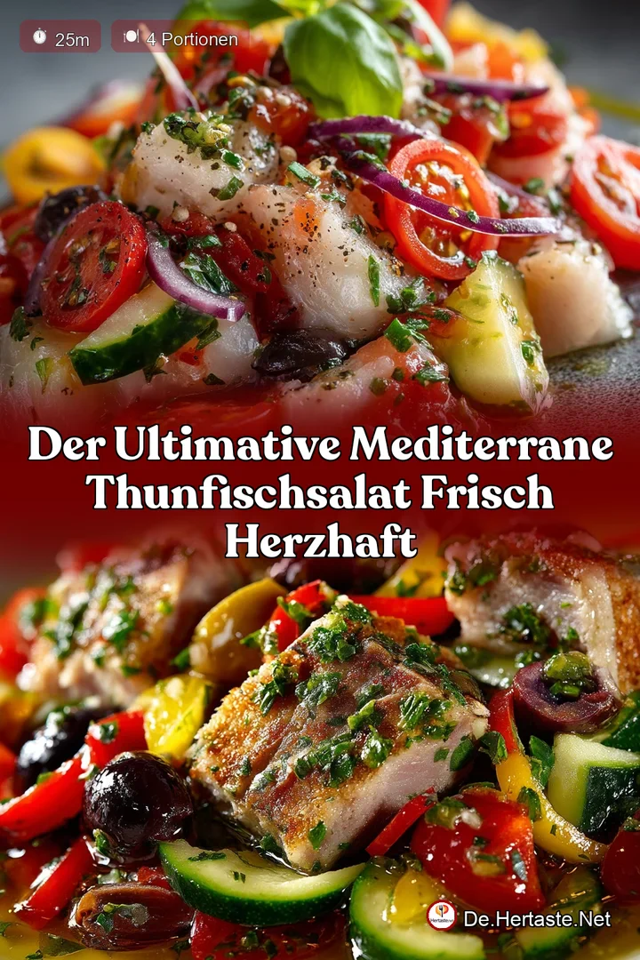 Der Ultimative Mediterrane Thunfischsalat Frisch Herzhaft