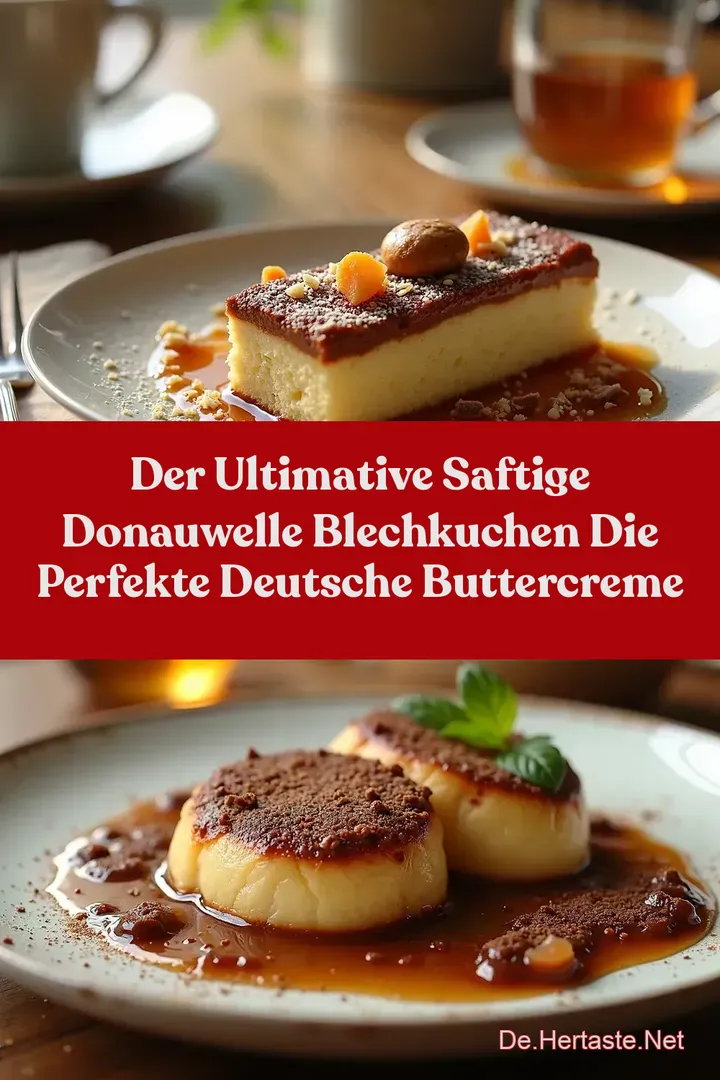 Der Ultimative Saftige Donauwelle Blechkuchen Die Perfekte Deutsche Buttercreme