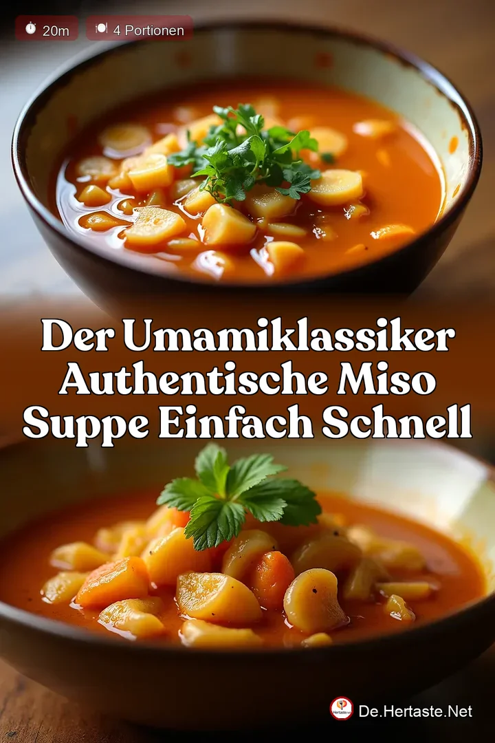 Der UmamiKlassiker Authentische Miso Suppe Einfach Schnell