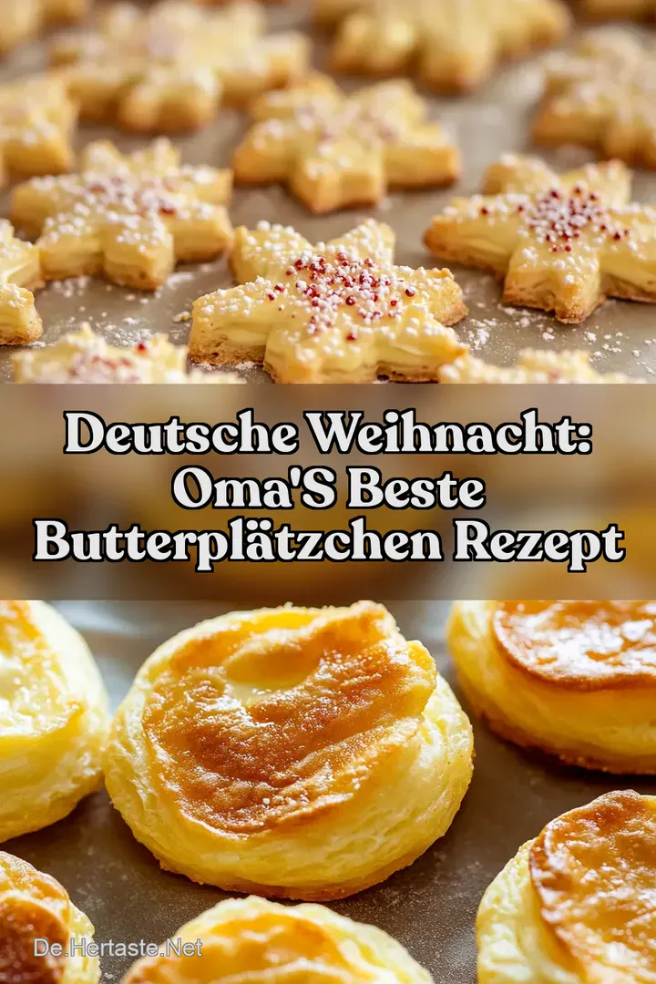 Deutsche Weihnacht: Oma s BESTE Butterpl&auml;tzchen Rezept