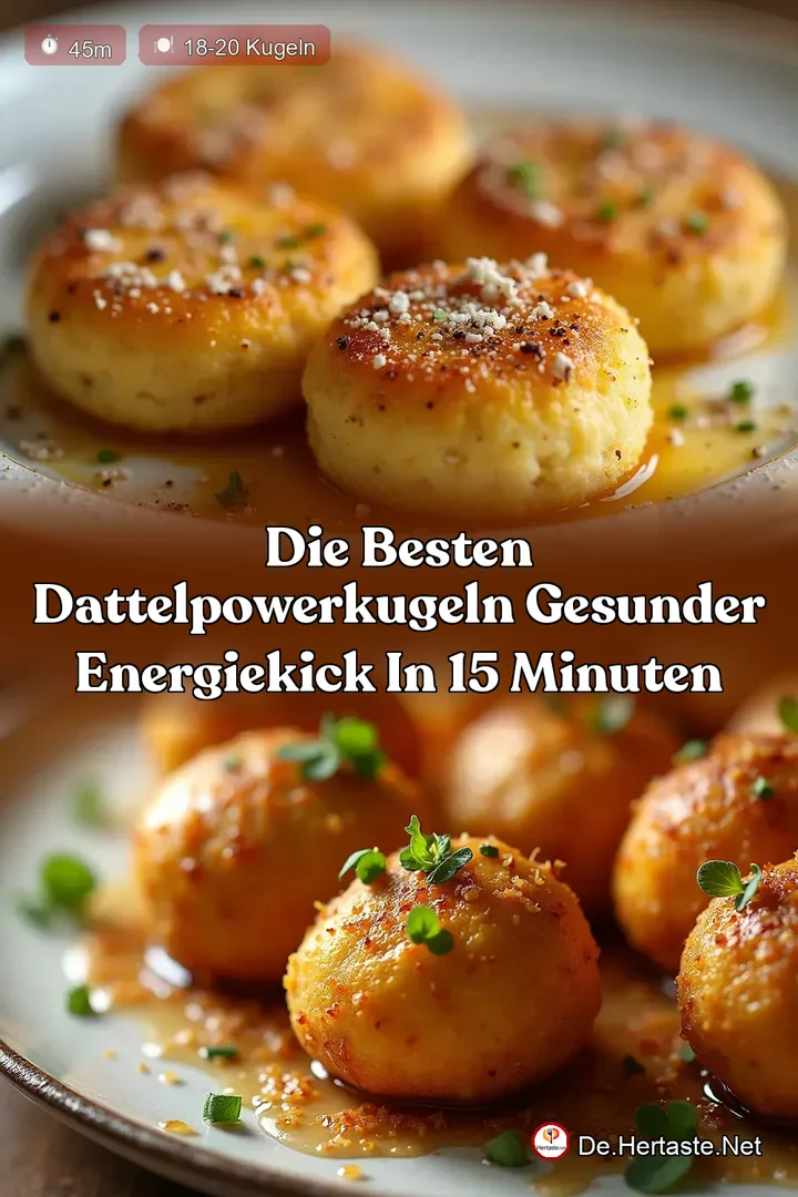 Die besten DattelPowerKugeln Gesunder EnergieKick in 15 Minuten