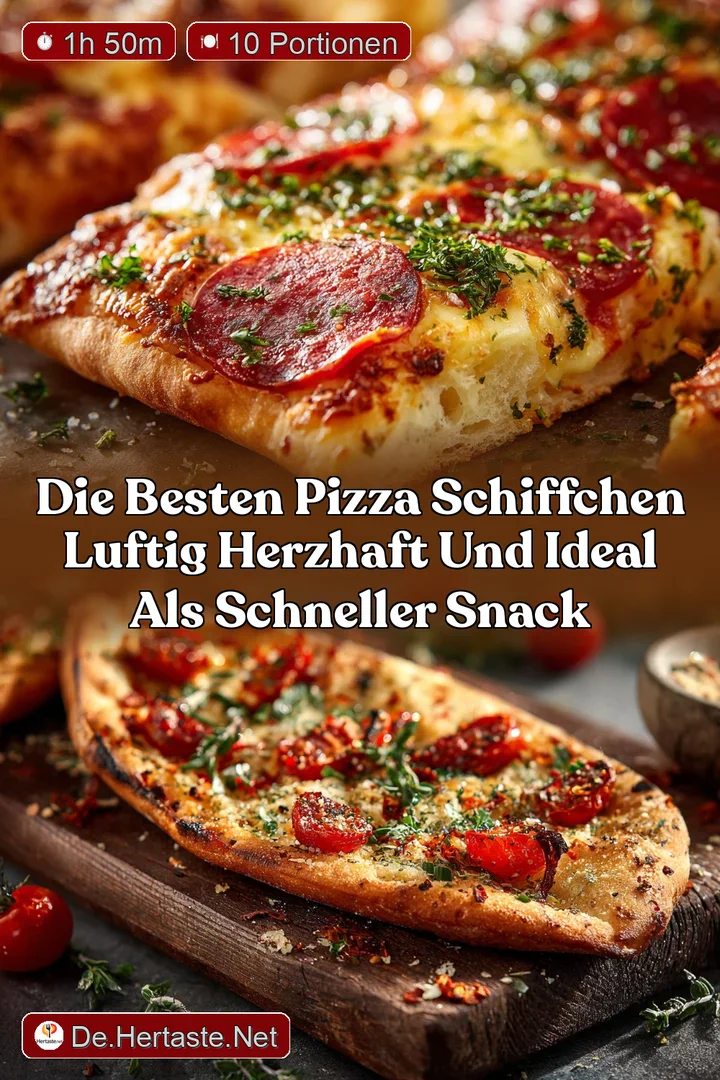 Die besten Pizza Schiffchen Luftig herzhaft und ideal als schneller Snack