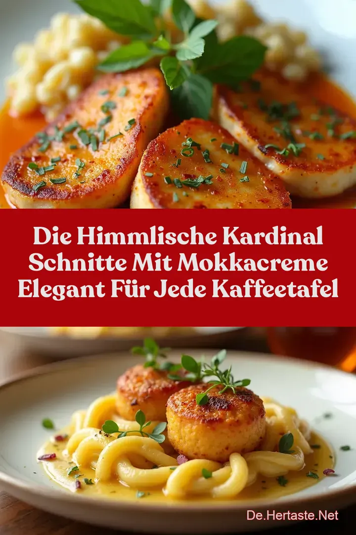 Die himmlische Kardinal Schnitte mit MokkaCreme Elegant f&uuml;r jede Kaffeetafel