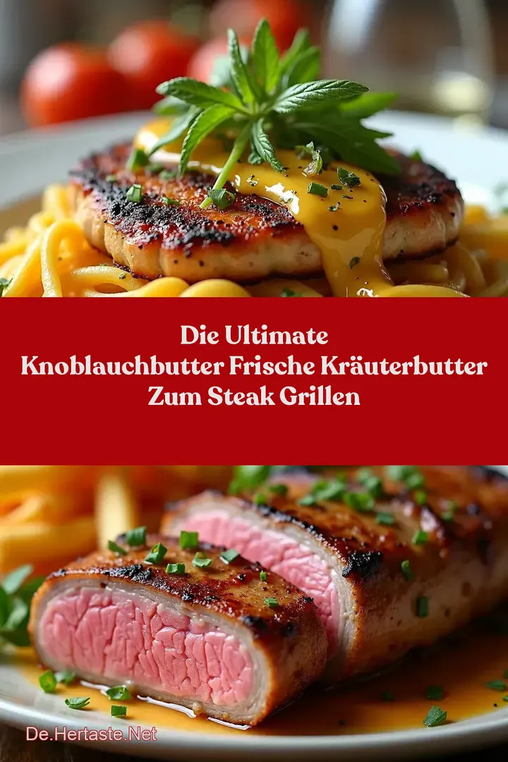 Die Ultimate Knoblauchbutter Frische Kr&auml;uterbutter Zum Steak Grillen