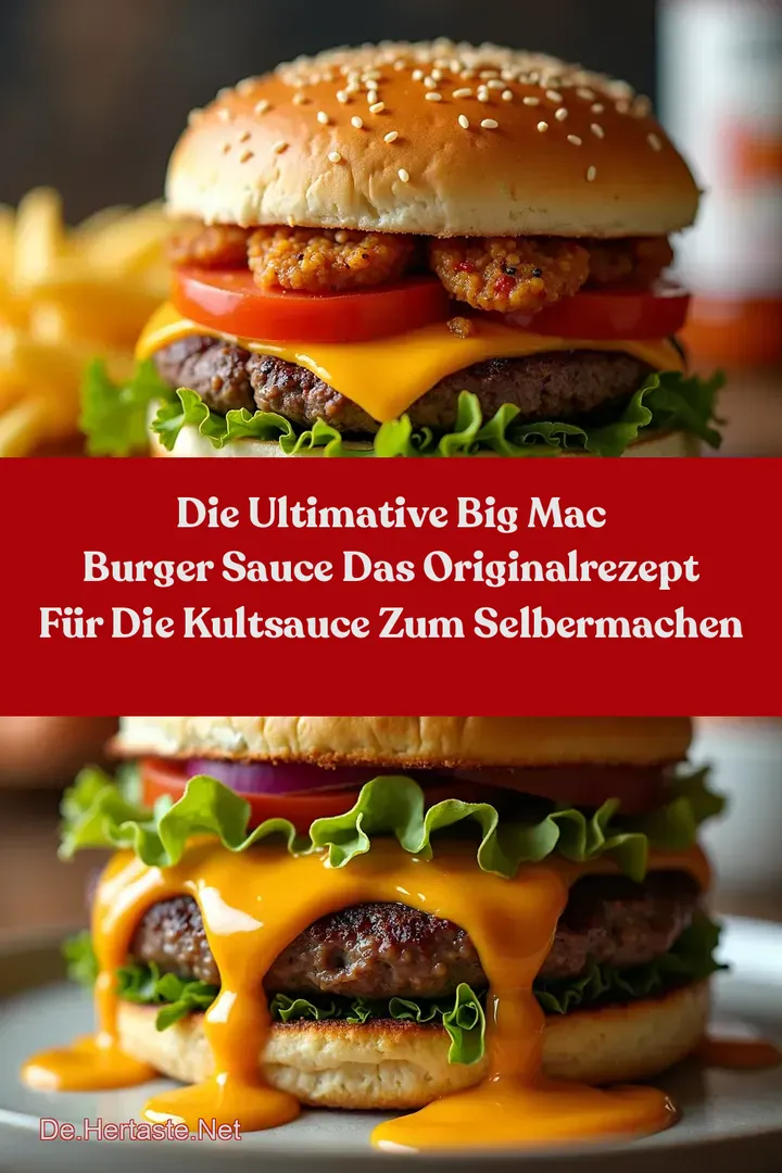 Die Ultimative Big Mac Burger Sauce Das Originalrezept f&uuml;r die KultSauce zum Selbermachen