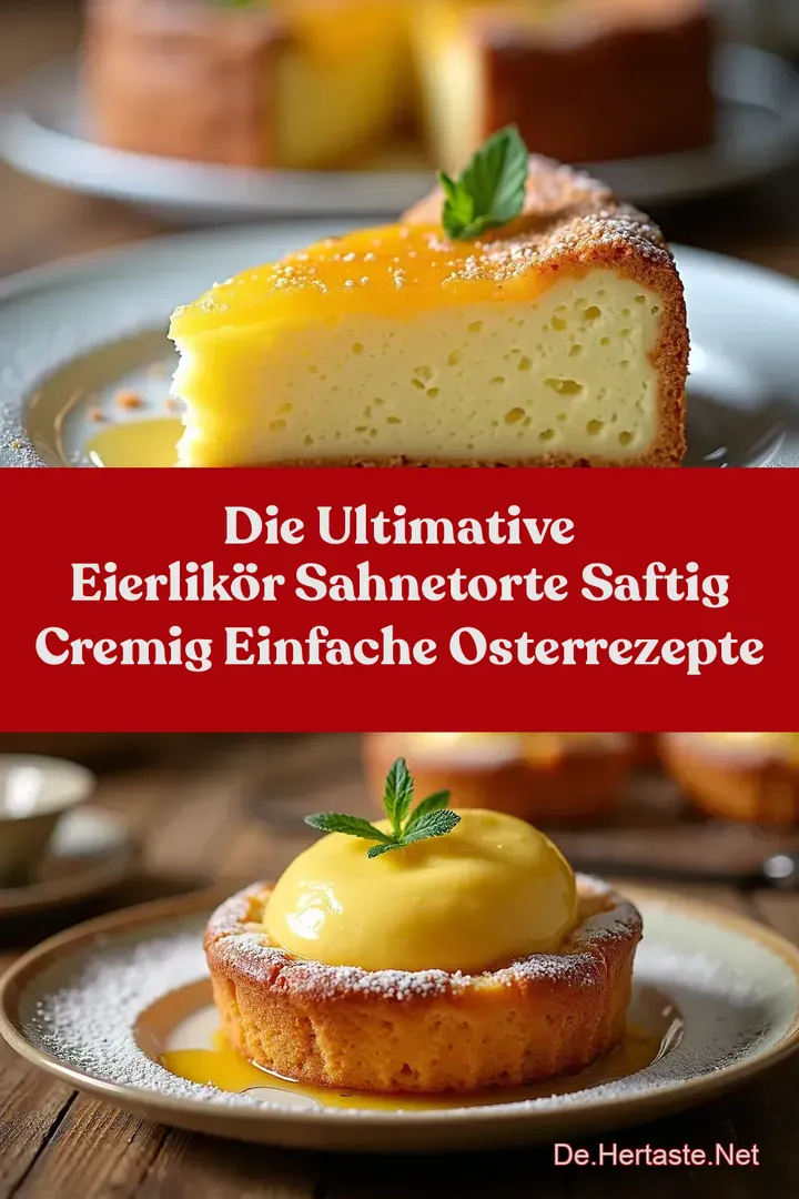 Die Ultimative Eierlik&ouml;r Sahnetorte Saftig Cremig Einfache Osterrezepte