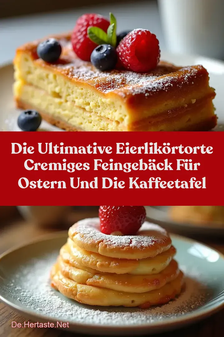Die Ultimative Eierlik&ouml;rtorte Cremiges Feingeb&auml;ck f&uuml;r Ostern und die Kaffeetafel