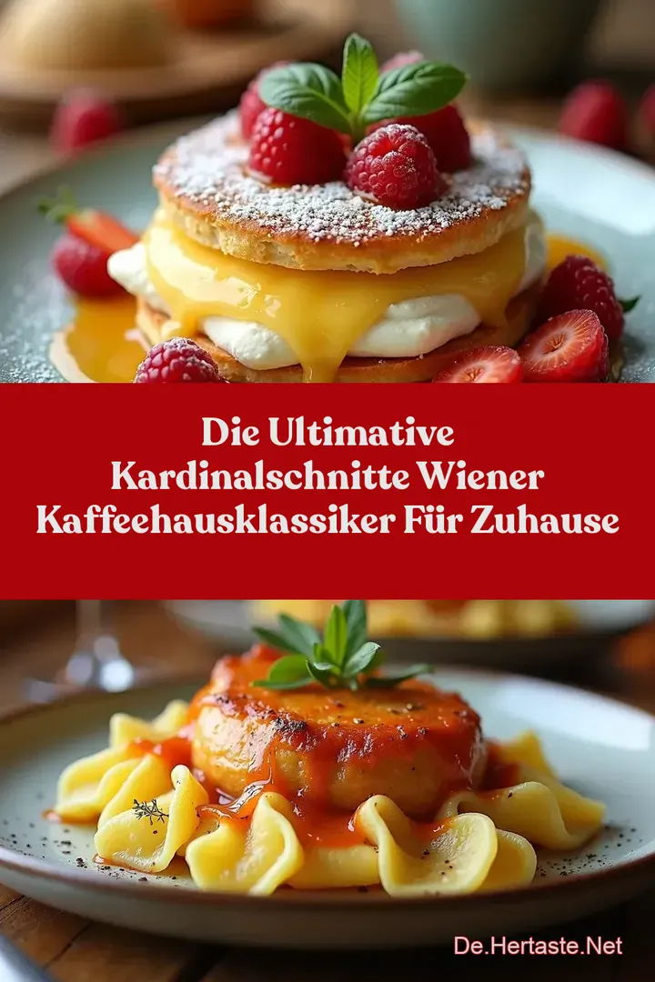 Die Ultimative Kardinalschnitte Wiener KaffeehausKlassiker f&uuml;r Zuhause