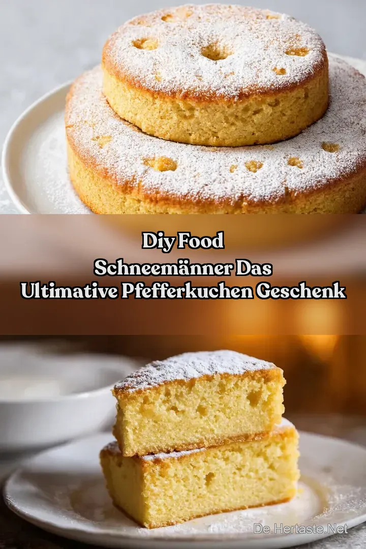 DIY Food Schneem&auml;nner Das Ultimative Pfefferkuchen Geschenk