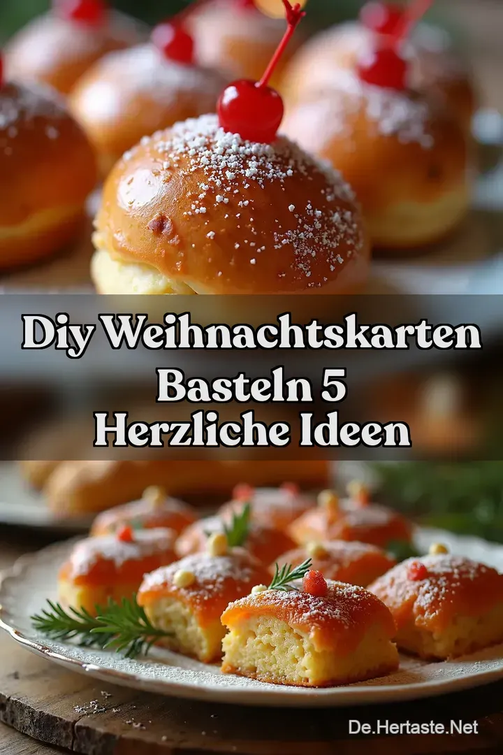 DIY Weihnachtskarten basteln 5 herzliche Ideen