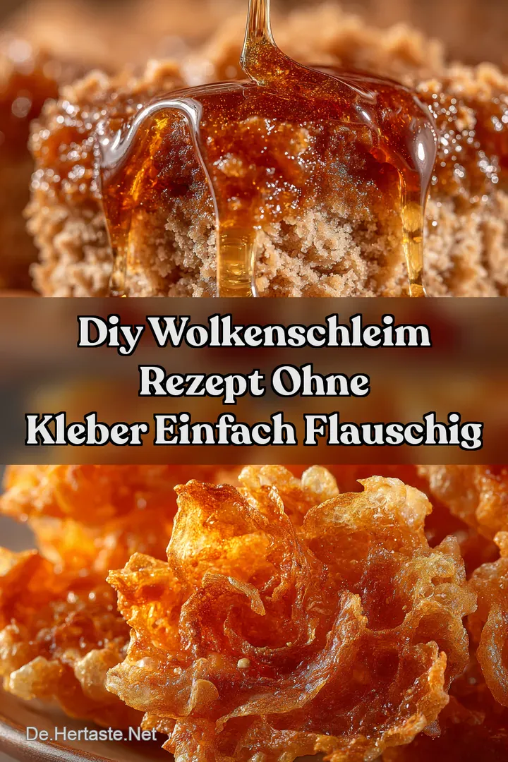 DIY Wolkenschleim Rezept ohne Kleber Einfach Flauschig