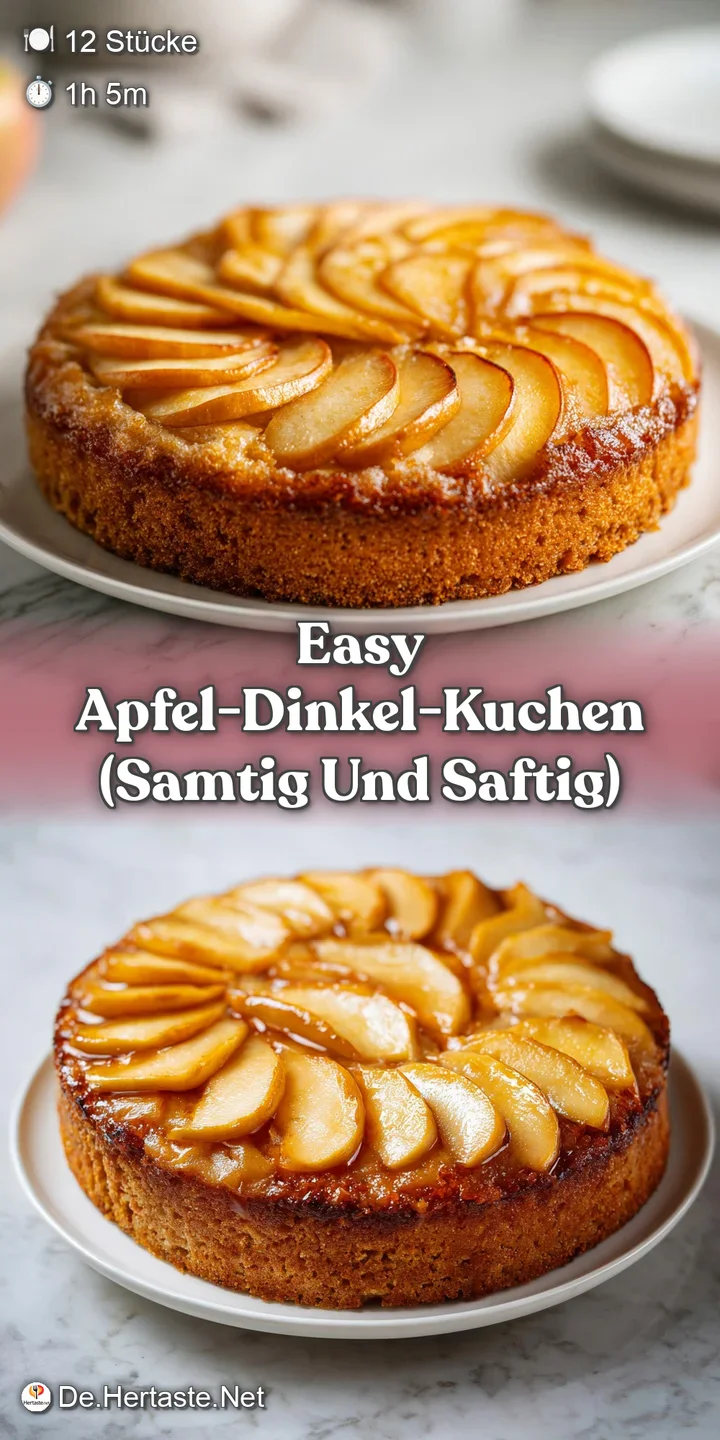 Extreme close-up of caramelized apple slices and a tender, golden crumb with a glossy, sweet honey finish.