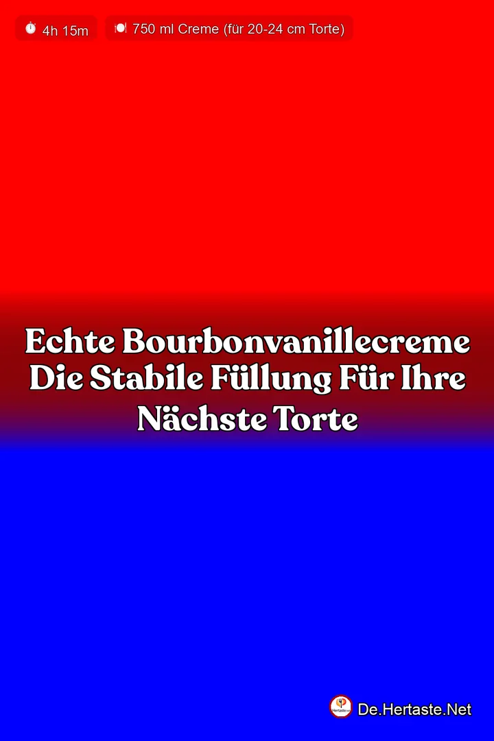 Echte BourbonVanillecreme Die stabile F&uuml;llung f&uuml;r Ihre n&auml;chste Torte