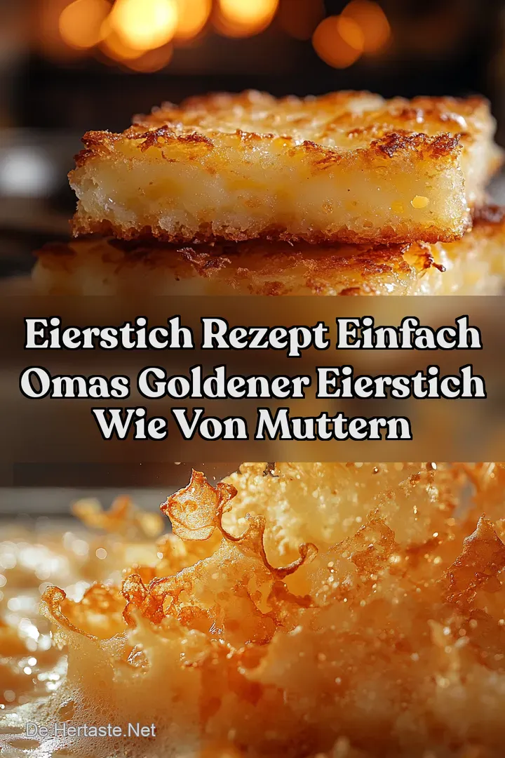 Eierstich Rezept einfach Omas Goldener Eierstich wie von Muttern