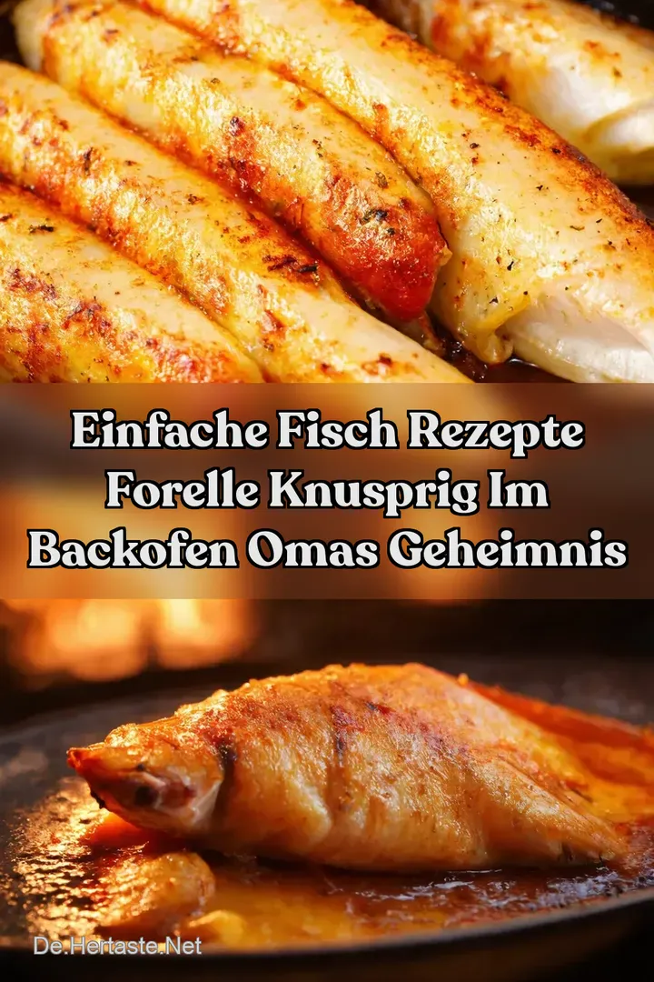 Einfache Fisch Rezepte Forelle Knusprig im Backofen Omas Geheimnis