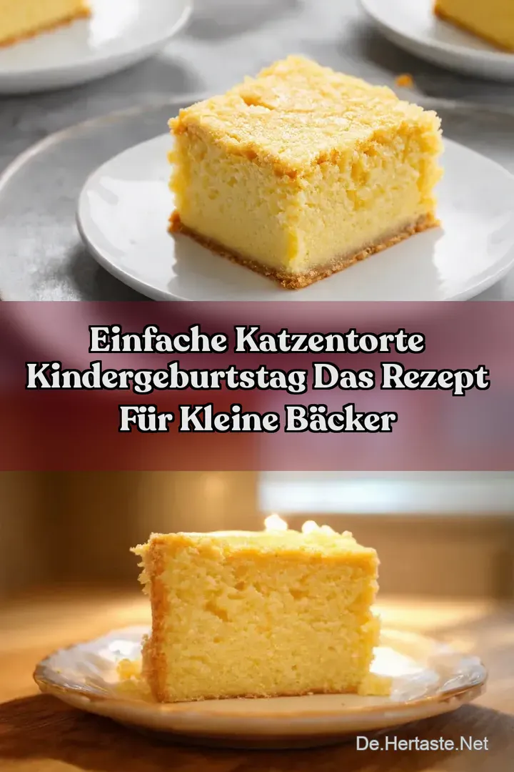 Einfache Katzentorte Kindergeburtstag Das Rezept f&uuml;r kleine B&auml;cker