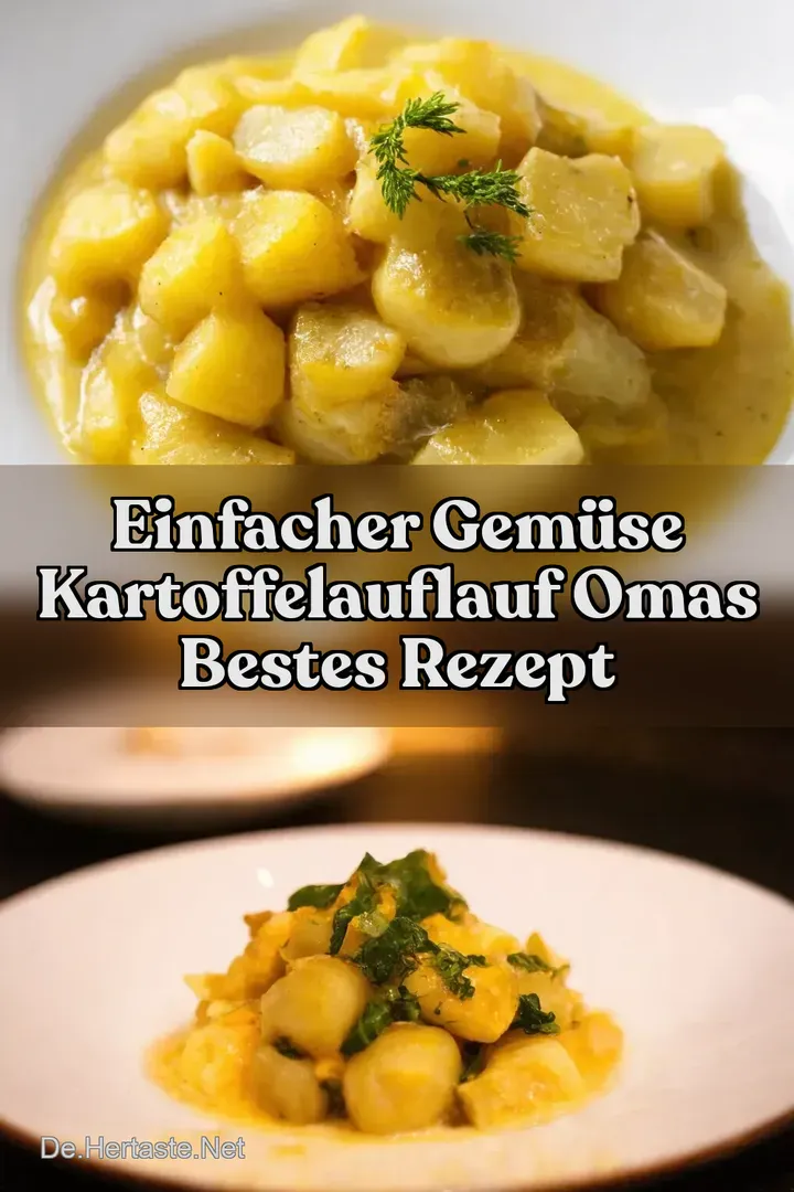 Einfacher Gem&uuml;se Kartoffelauflauf Omas Bestes Rezept