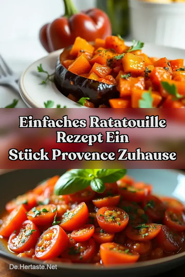 Einfaches Ratatouille Rezept Ein St&uuml;ck Provence Zuhause