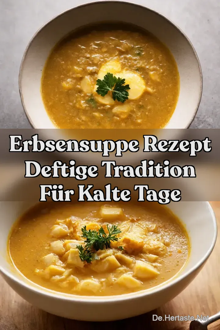Erbsensuppe Rezept Deftige Tradition f&uuml;r kalte Tage