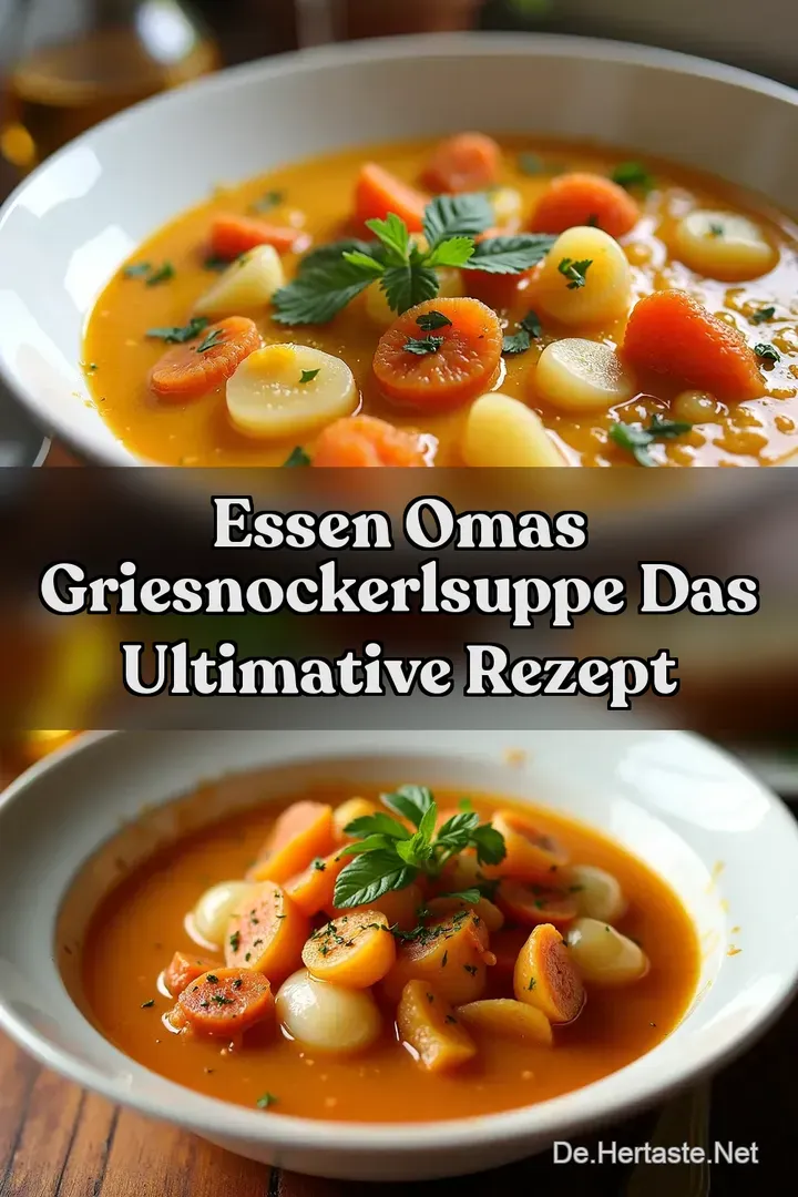 Essen Omas Griesnockerlsuppe Das Ultimative Rezept
