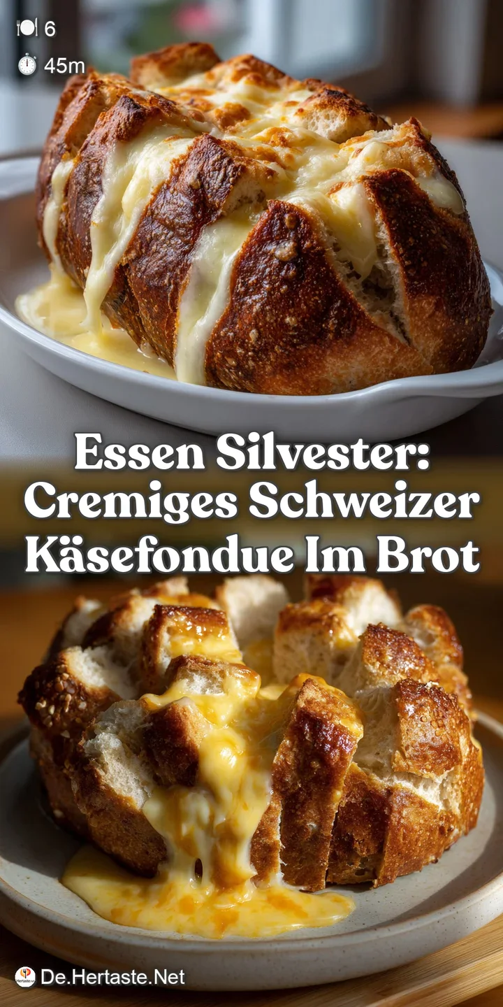 Close-up shot of rich, golden-yellow cheese fondue, strings of melted cheese stretching invitingly with a bite of bread.