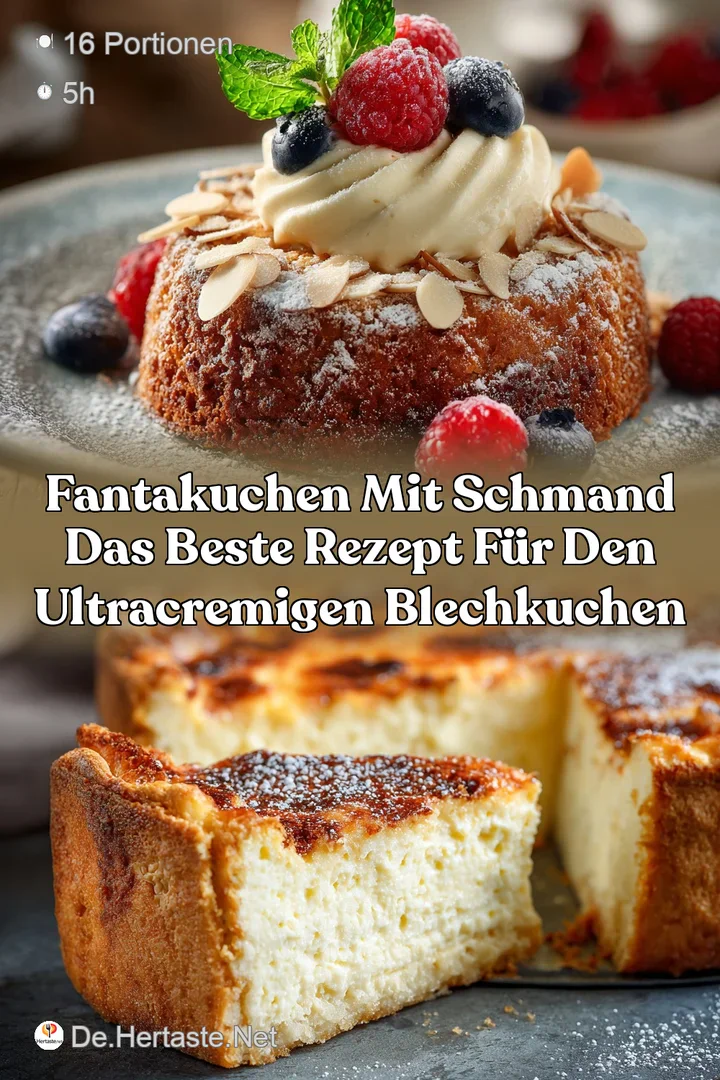 Fantakuchen mit Schmand Das beste Rezept f&uuml;r den ultracremigen Blechkuchen