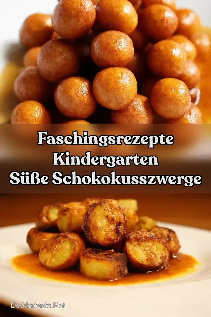 Faschingsrezepte Kindergarten S&uuml;&szlig;e Schokokusszwerge