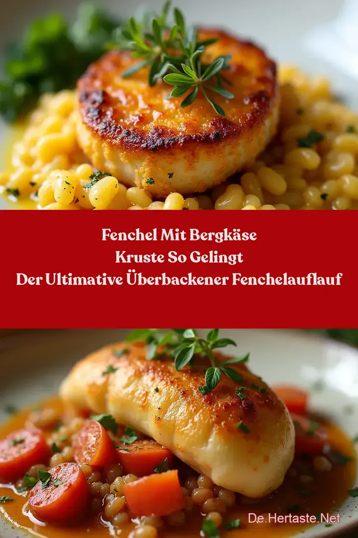 Fenchel mit Bergk&auml;se Kruste So gelingt der ultimative &uuml;berbackener FenchelAuflauf