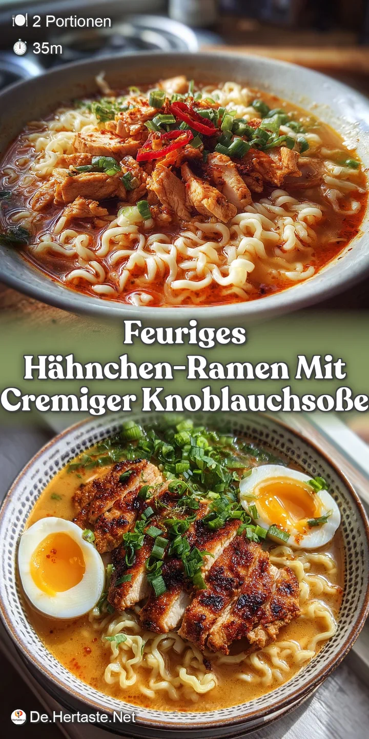 Close-up of glistening ramen noodles coated in creamy sauce, flecked with chili, promising a spicy and savory bite.