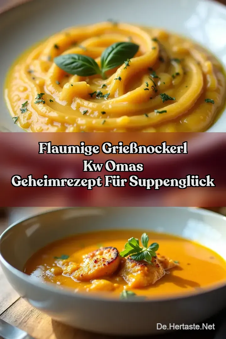 Flaumige Grie&szlig;nockerl kw Omas Geheimrezept f&uuml;r Suppengl&uuml;ck