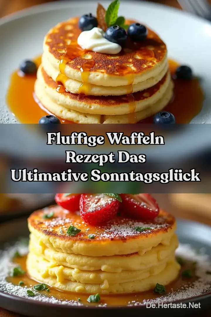 Fluffige Waffeln Rezept Das ultimative Sonntagsgl&uuml;ck