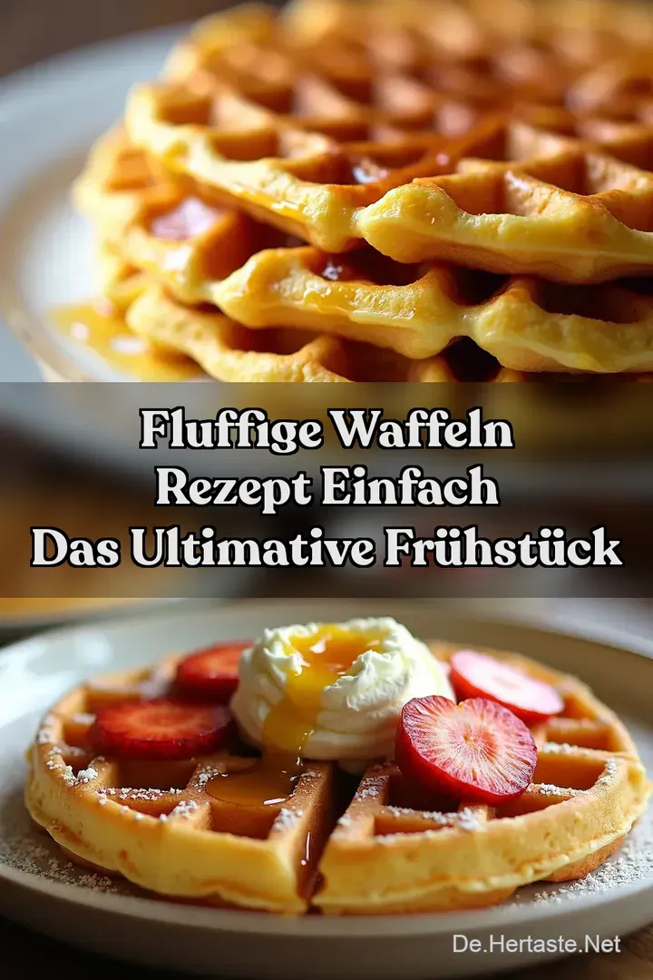 Fluffige Waffeln Rezept Einfach Das Ultimative Fr&uuml;hst&uuml;ck