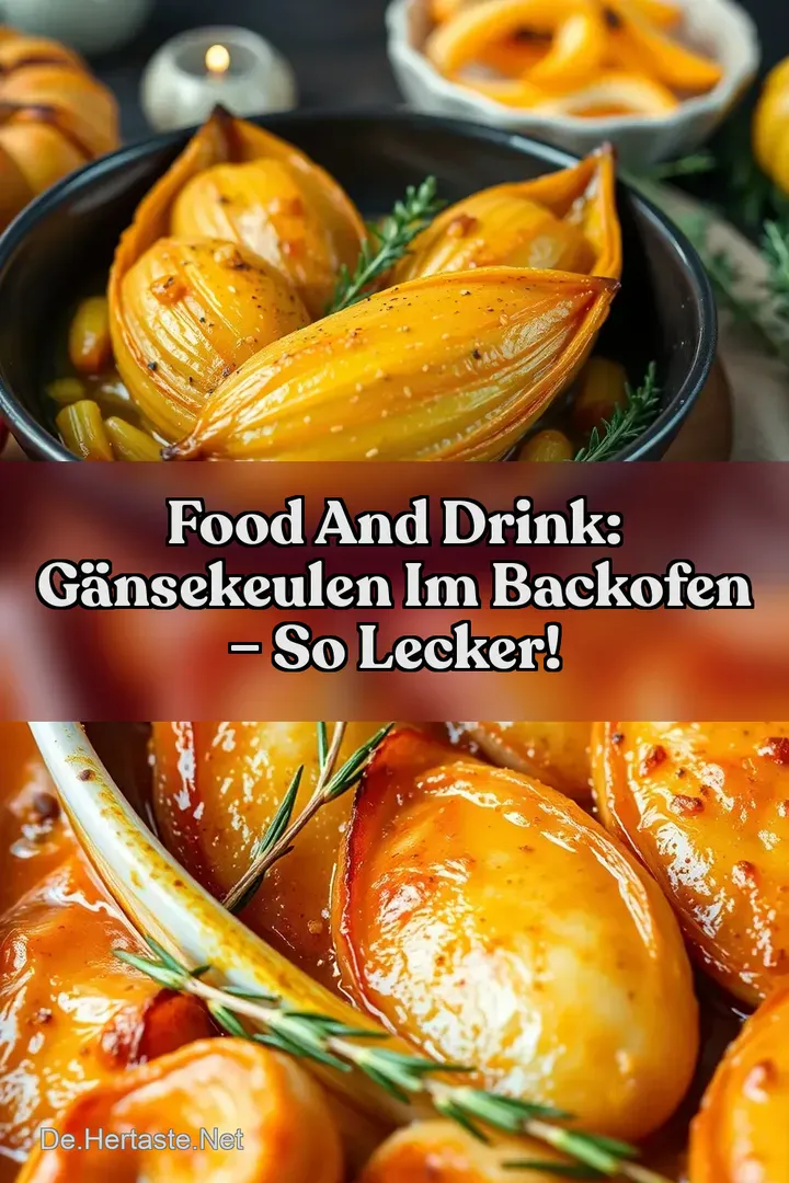 Food And Drink: G&auml;nsekeulen Im Backofen &ndash; So Lecker!
