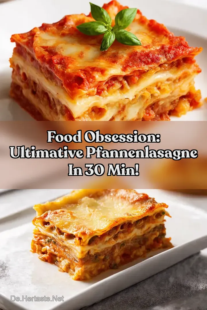 Food Obsession: Ultimative Pfannenlasagne in 30 Min!