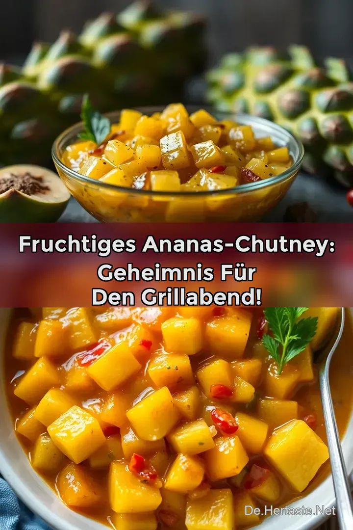 Fruchtiges Ananas-Chutney: Geheimnis f&uuml;r den Grillabend!